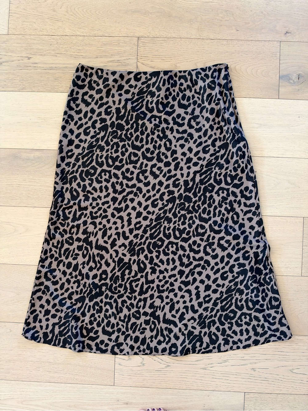 ASOS Leopard-Print Midi Skirt - Taupe & Black